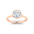Thumbnail 11 - Split Shank Cushion Cut Bezel Set Solitaire Ring