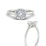 Load image into Gallery viewer, Split Shank Cushion Cut Bezel Set Solitaire Ring
