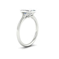 Thumbnail 16 - Split Shank Emerald Cut Bezel Set Solitaire Ring