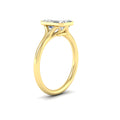 Thumbnail 7 - Split Shank Emerald Cut Bezel Set Solitaire Ring
