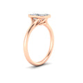 Thumbnail 3 - Split Shank Radiant Cut Bezel Set Solitaire Ring