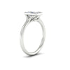 Load image into Gallery viewer, Split Shank Radiant Cut Bezel Set Solitaire Ring