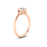 Load image into Gallery viewer, Split Shank Round Cut Bezel Set Solitaire Ring
