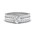 Load image into Gallery viewer, bezel-set-stacking-solitaire-rings-in-FD10095-NL-WG

