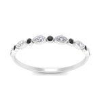 Load image into Gallery viewer, bezel-set-thin-stackable-band-with-black-diamond-in-white-gold-FD123175BGBLACK-NL-WG.jpg
