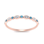 Load image into Gallery viewer, bezel-set-thin-stackable-diamond-band-with-blue-topaz-in-rose-gold-FD123175BGICBLTO-NL-RG.jpg
