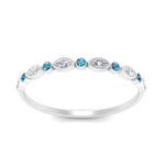 Load image into Gallery viewer, bezel-set-thin-stackable-diamond-band-with-blue-topaz-in-white-gold-FD123175BGICBLTO-NL-WG.jpg
