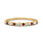 Load image into Gallery viewer, bezel-set-thin-stackable-diamond-band-with-ruby-in-yellow-gold-FD123175BGRUDR-NL-YG.jpg
