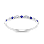 Load image into Gallery viewer, bezel-set-thin-stackable-diamond-band-with-sapphire-in-white-gold-FD123175BGSABL-NL-WG.jpg
