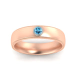 Load image into Gallery viewer, bezel-set-two-tone-solitaire-mens-blue-topaz-ring-in-rose-gold-fdb10202rogicbltoangle5-nl-rg.jpg