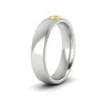 Load image into Gallery viewer, bezel-set-two-tone-solitaire-mens-diamond-ring-in-white-gold-fdb10202roangle2-nl-wg.jpg