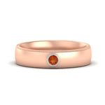 Load image into Gallery viewer, bezel-set-two-tone-solitaire-mens-orange-sapphire-ring-in-rose-gold-fdb10202rogsaor-nl-rg.jpg