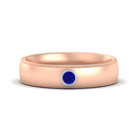 Load image into Gallery viewer, bezel-set-two-tone-solitaire-mens-sapphire-ring-in-rose-gold-fdb10202rogsabl-nl-rg.jpg