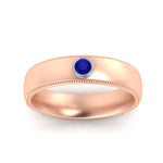 Load image into Gallery viewer, bezel-set-two-tone-solitaire-mens-sapphire-ring-in-rose-gold-fdb10202rogsablangle5-nl-rg.jpg