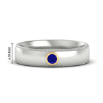 Load image into Gallery viewer, bezel-set-two-tone-solitaire-mens-sapphire-ring-in-white-gold-fdb10202rogsabl-nl-wg-hw.jpg