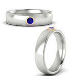 Load image into Gallery viewer, bezel-set-two-tone-solitaire-mens-sapphire-ring-in-white-gold-fdb10202rogsablangle3-nl-wg.jpg