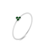 Load image into Gallery viewer, bezel-setting-3-emerald-stackable-ring-in-white-gold-FD9418RORGEMGR-NL-WG.jpg
