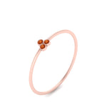 Load image into Gallery viewer, bezel-setting-3-orange-sapphire-stackable-ring-in-rose-gold-FD9418RORGSAOR-NL-RG.jpg

