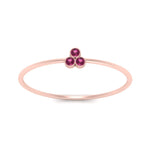 Load image into Gallery viewer, bezel-setting-3-pink-sapphire-stackable-ring-in-rose-gold-FD9418RORGSADRPI-NL-RG.jpg

