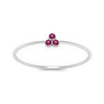 Load image into Gallery viewer, bezel-setting-3-pink-sapphire-stackable-ring-in-white-gold-FD9418RORGSADRPI-NL-WG.jpg
