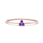 Load image into Gallery viewer, bezel-setting-3-purple-topaz-stackable-ring-in-rose-gold-FD9418RORGVITO-NL-RG.jpg
