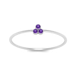 Load image into Gallery viewer, bezel-setting-3-purple-topaz-stackable-ring-in-white-gold-FD9418RORGVITO-NL-WG.jpg
