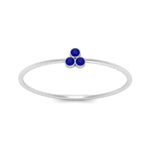 Load image into Gallery viewer, bezel-setting-3-sapphire-stackable-ring-in-white-gold-FD9418RORGSABL-NL-WG.jpg
