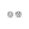 Load image into Gallery viewer, Bezel Set Cushion Diamond Stud Earrings