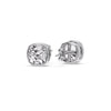 Load image into Gallery viewer, Bezel Set Cushion Diamond Stud Earrings