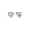 Load image into Gallery viewer, bezel-stud-earring-3-carat-heart-diamond-in-white-gold-FD-EAR10516HTANGLE1-3.00CT-NL-WG.jpg?v=1767860825