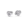 Load image into Gallery viewer, bezel-stud-earring-3-carat-heart-diamond-in-white-gold-FD-EAR10516HTANGLE3-3.00CT-NL-WG.jpg?v=1767860825