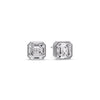 Load image into Gallery viewer, Asscher Diamond Bezel Stud Earring