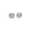 Load image into Gallery viewer, Bezel Set Cushion Diamond Stud Earrings