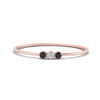 Load image into Gallery viewer, black-diamond-3-stone-bezel-delicate-ring-in-rose-gold-FD9412RORGBLACK-NL-RG.jpg