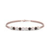 Load image into Gallery viewer, Dual Chain Round Diamond Bar Bracelet
