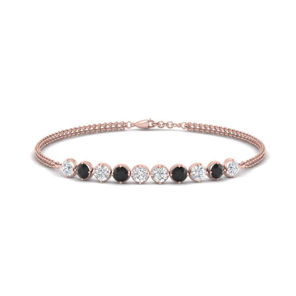 Diamond Anniversary Chain Bracelet