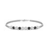 Load image into Gallery viewer, Dual Chain Round Diamond Bar Bracelet