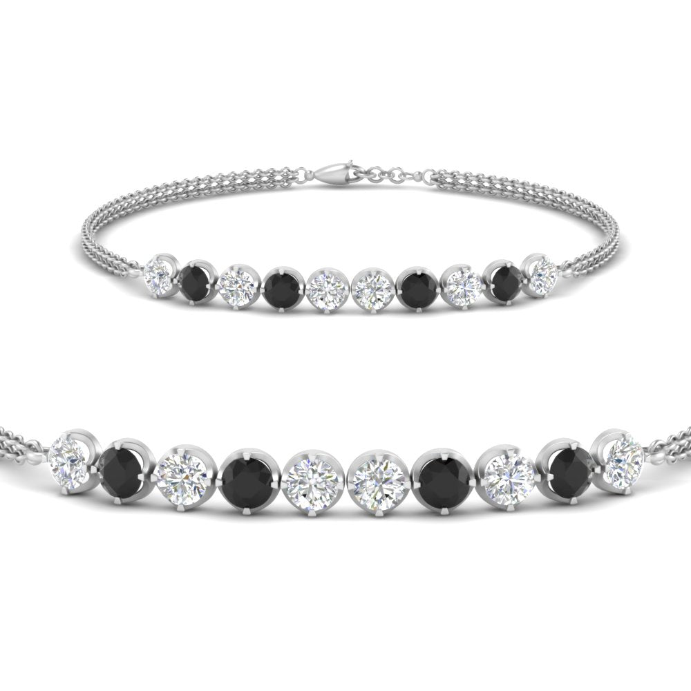 Diamond Anniversary Chain Bracelet