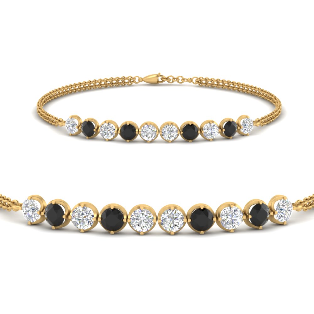 Diamond Anniversary Chain Bracelet