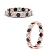 Load image into Gallery viewer, black-diamond-bezel-eternity-ring-1.80-carat-in-rose-gold-FDEWB10558-0.10CTGBLACKANGLE3-NL-RG