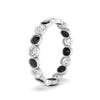 Load image into Gallery viewer, black-diamond-bezel-eternity-ring-1.80-carat-in-white-gold-FDEWB10558-0.10CTGBLACKANGLE3-NL-WG