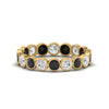 Load image into Gallery viewer, black-diamond-bezel-eternity-ring-1.80-carat-in-yellow-gold-FDEWB10558-0.10CTGBLACKANGLE3-NL-YG