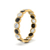 Load image into Gallery viewer, black-diamond-bezel-eternity-ring-1.80-carat-in-yellow-gold-FDEWB10558-0.10CTGBLACKANGLE3-NL-YG