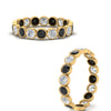 Load image into Gallery viewer, black-diamond-bezel-eternity-ring-1.80-carat-in-yellow-gold-FDEWB10558-0.10CTGBLACKANGLE3-NL-YG