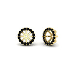 Load image into Gallery viewer, black-diamond-earring-jacket-for-2-carat-round-stud-earrings-in-yellow-gold-fdear11307gblackangle1-0-50ct-nl-yg.jpg
