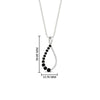 Load image into Gallery viewer, black-diamond-infinity-style-floating-diamond-pendant-in-FDPD11363GBLACK-NL-WG