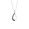 Load image into Gallery viewer, black-diamond-infinity-style-floating-diamond-pendant-in-FDPD11363GBLACK-NL-WG