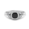 Load image into Gallery viewer, black-diamond-leaf-square-antique-diamond-ring-in-FD10044RGBLACKANGLE3-NL-WG-GS