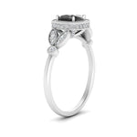 Load image into Gallery viewer, black-diamond-leaf-square-antique-diamond-ring-in-FD10044RGBLACKANGLE3-NL-WG-GS
