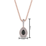 Load image into Gallery viewer, black-diamond-pear-shaped-double-halo-pendant-in-FDPD86826PE(6.0X4.0MM)GBLACK-NL-RG-GS
